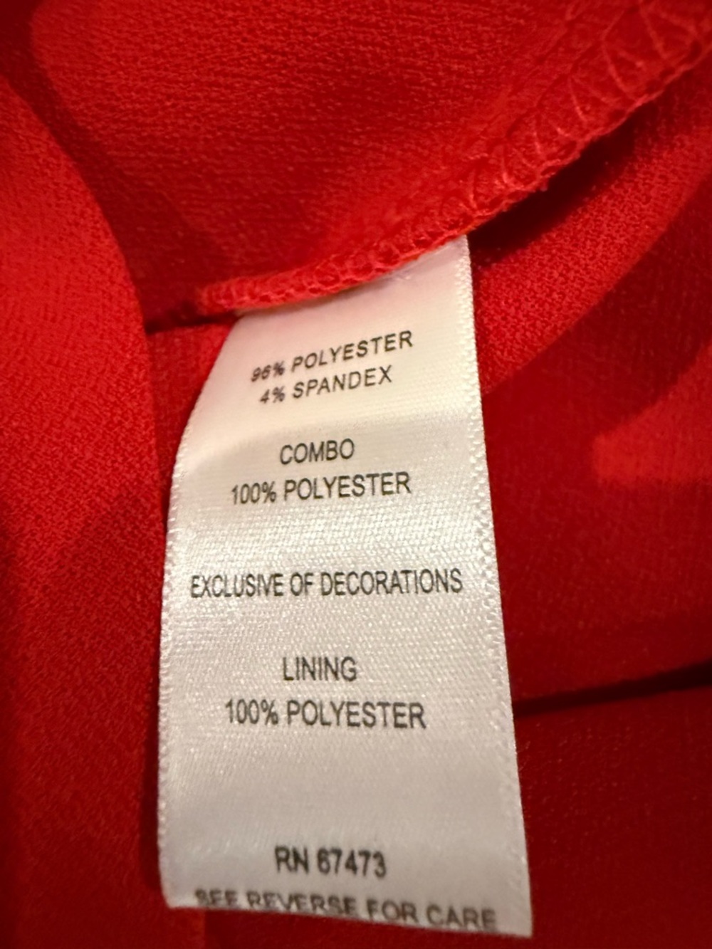Just Taylor Red Sheath Dress Size 10 Sleeveless Career Work Cocktail Classic - Picture 12 of 13